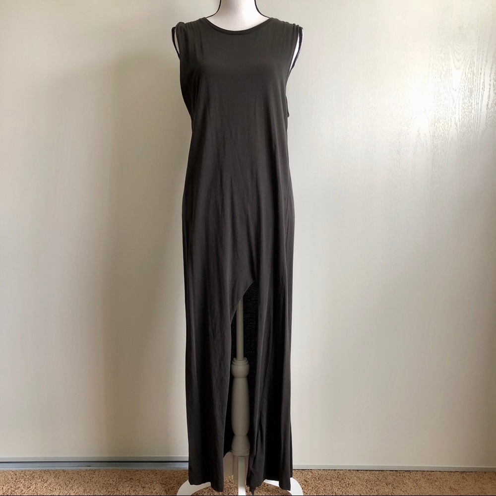 Muscle tee maxi dress